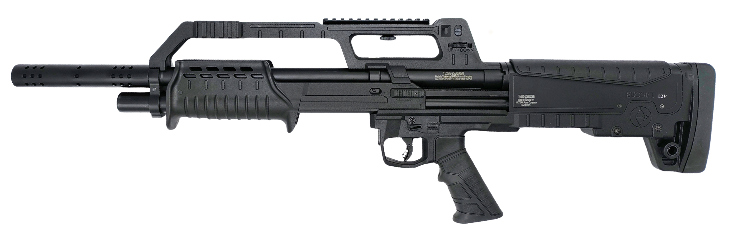 Fusil Hatsan Escort BullTac — le pump action bullpup tactique calibre .12/76 – Image 2